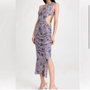 Misa Aries Cut Out Dress